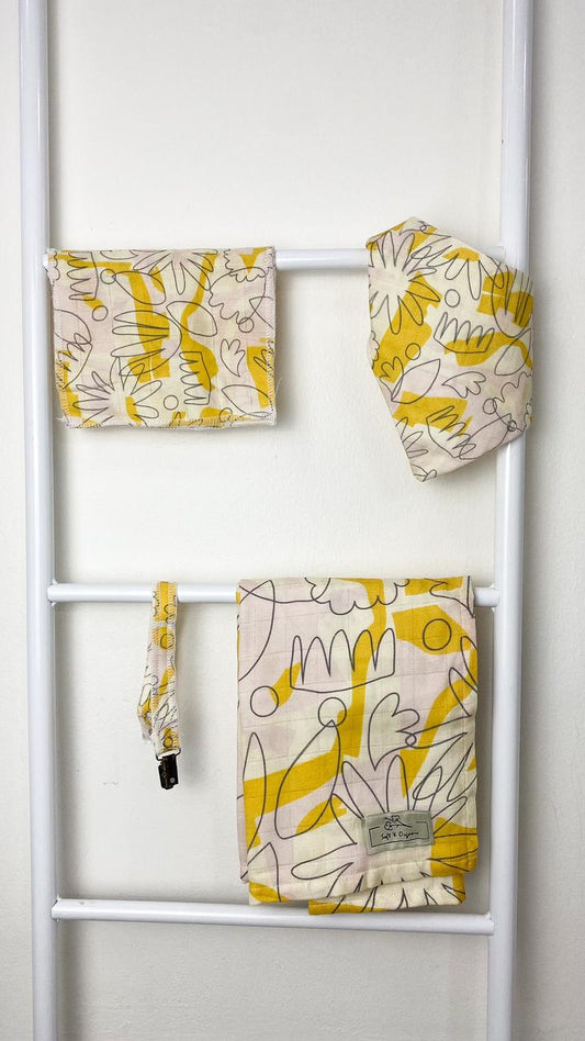 yellow swaddle