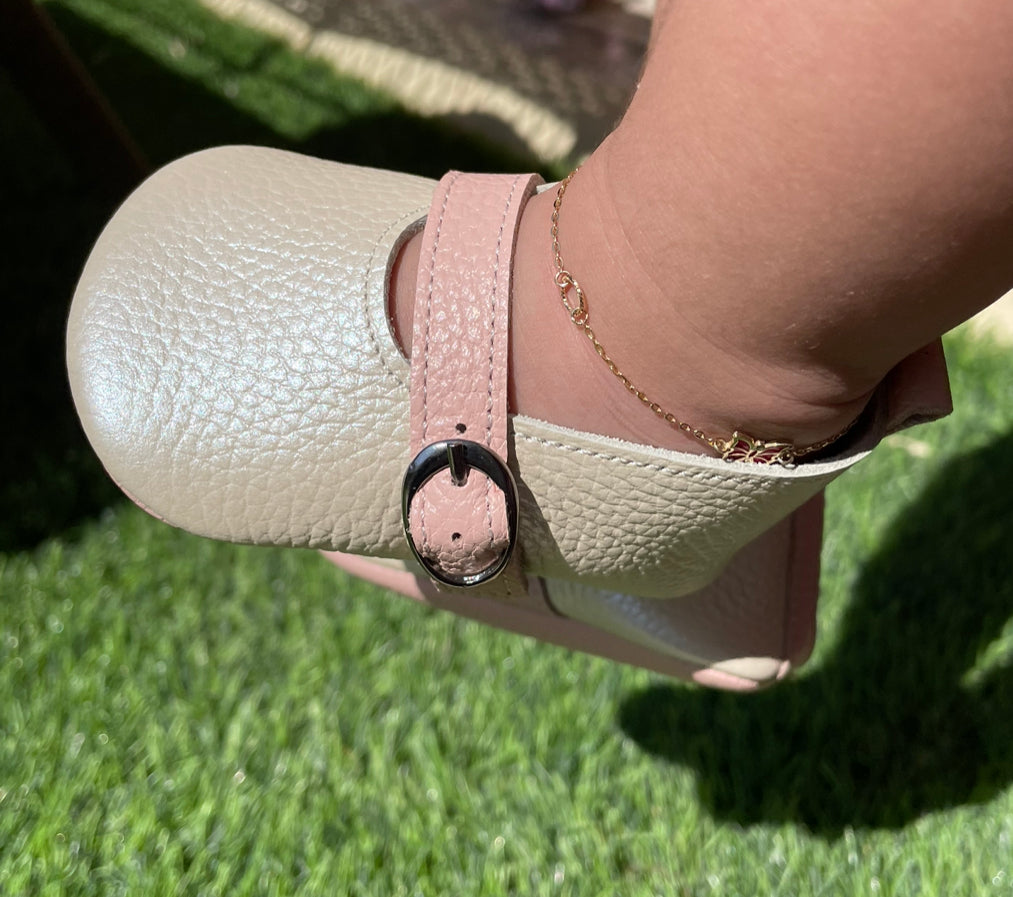 Milky shoes