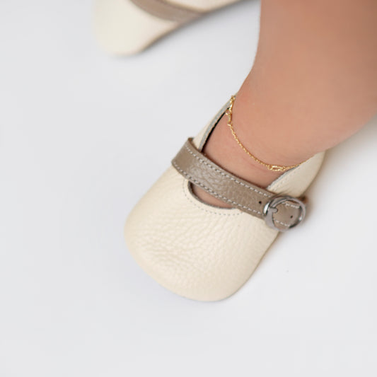 Milky shoes