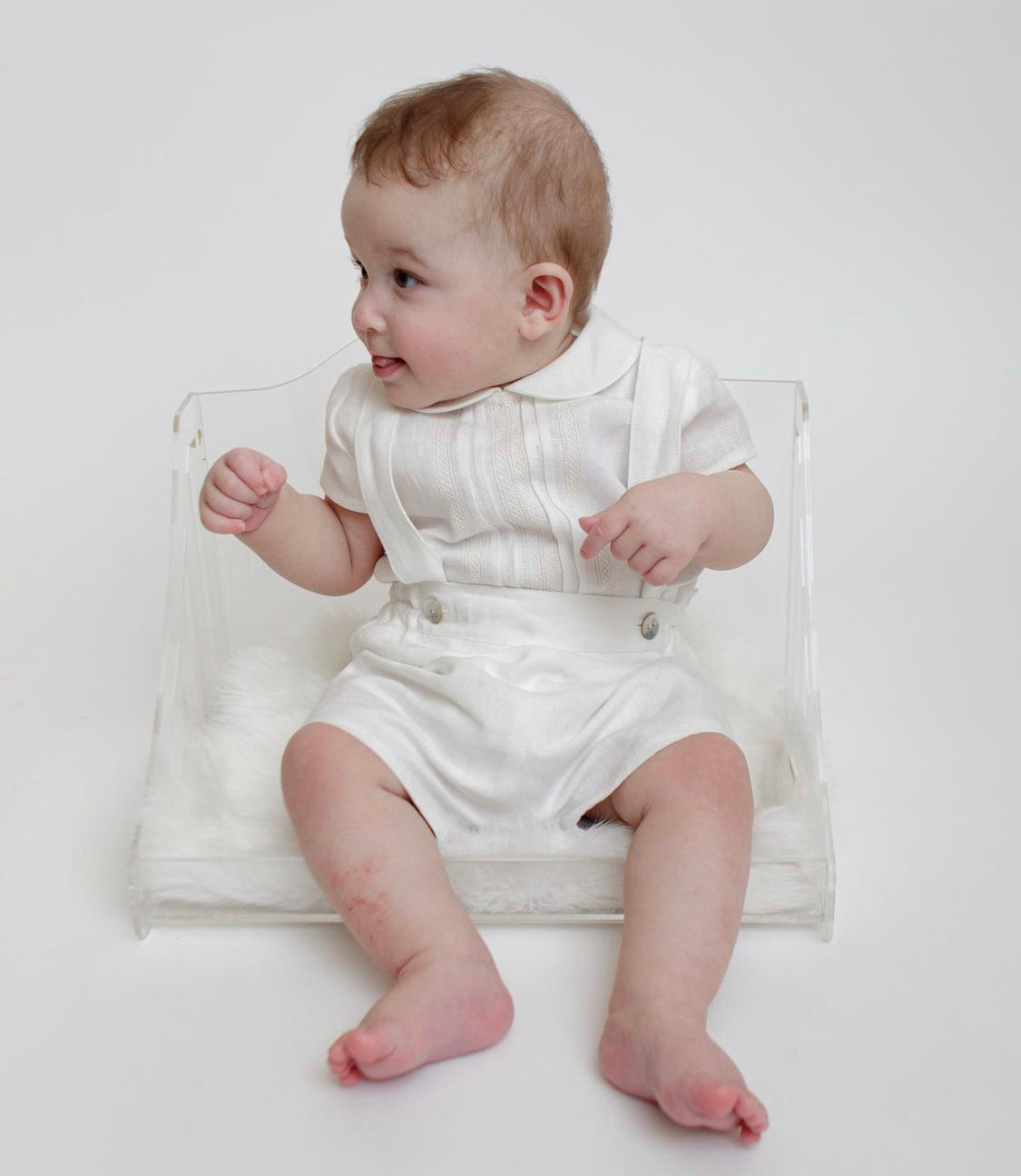 Spanish linen organza outfit