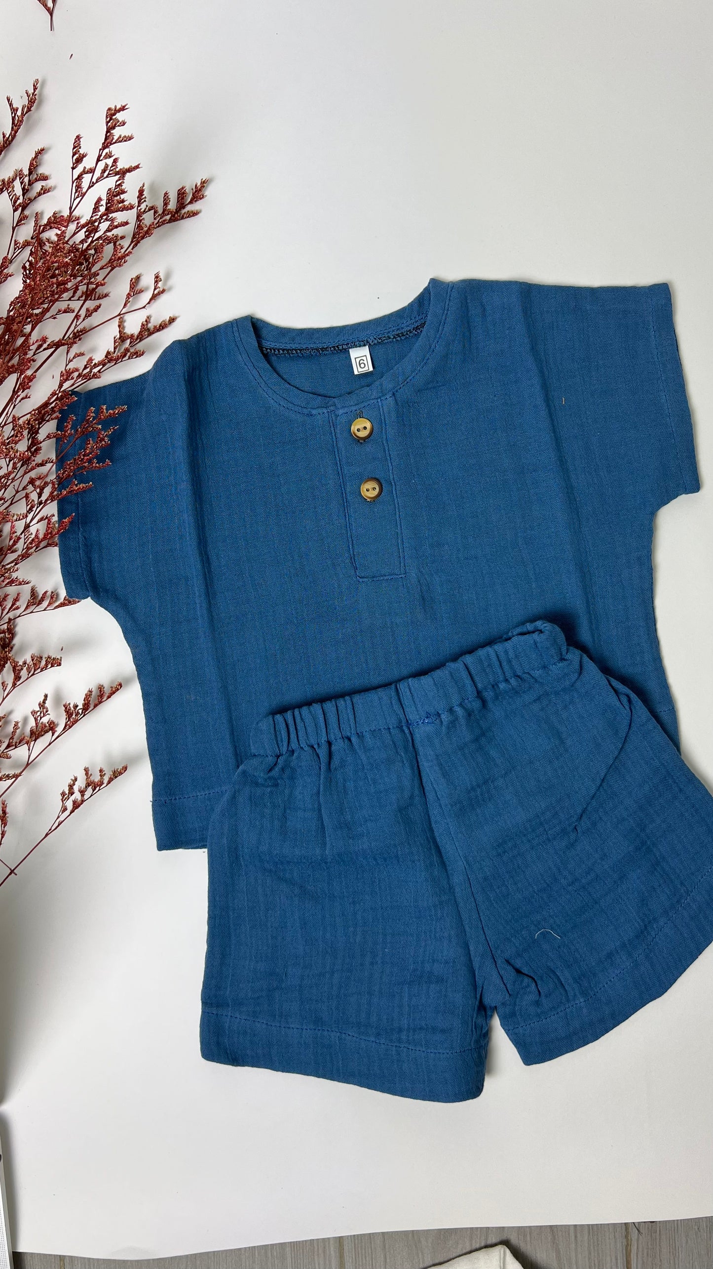 short Muslin set