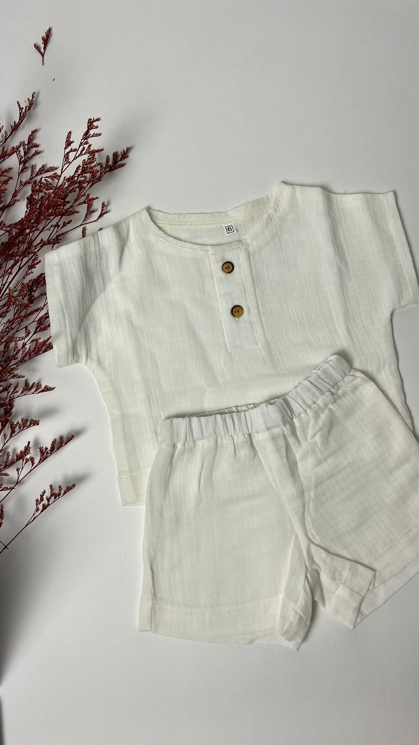 short Muslin set